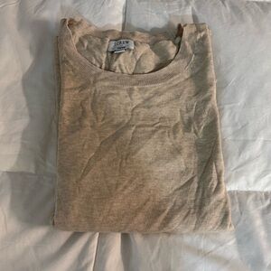 J.Crew tan sweater pullover M